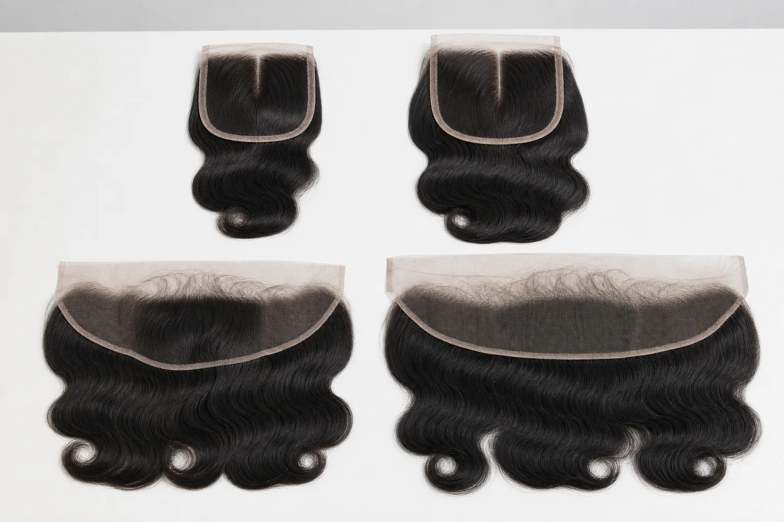 Closures & Frontals product range